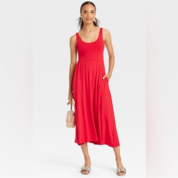 NWT A New Day Red Tank Midi Ballet
Dress- SMALL - Picture 1 of 6